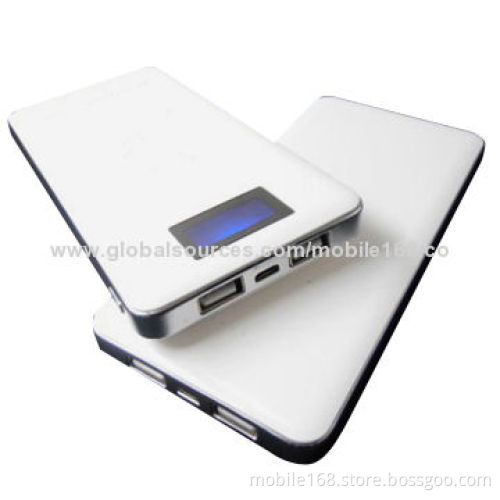 Dual USB port power banks, Li-polymer battery